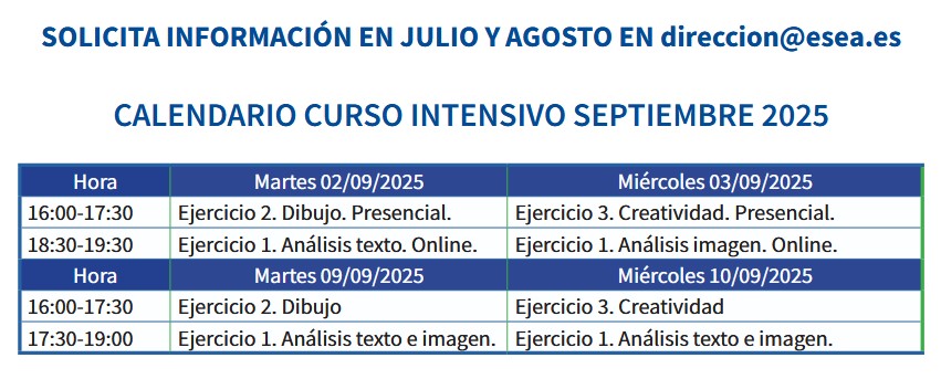 curso intensivo prueba sept 25 26