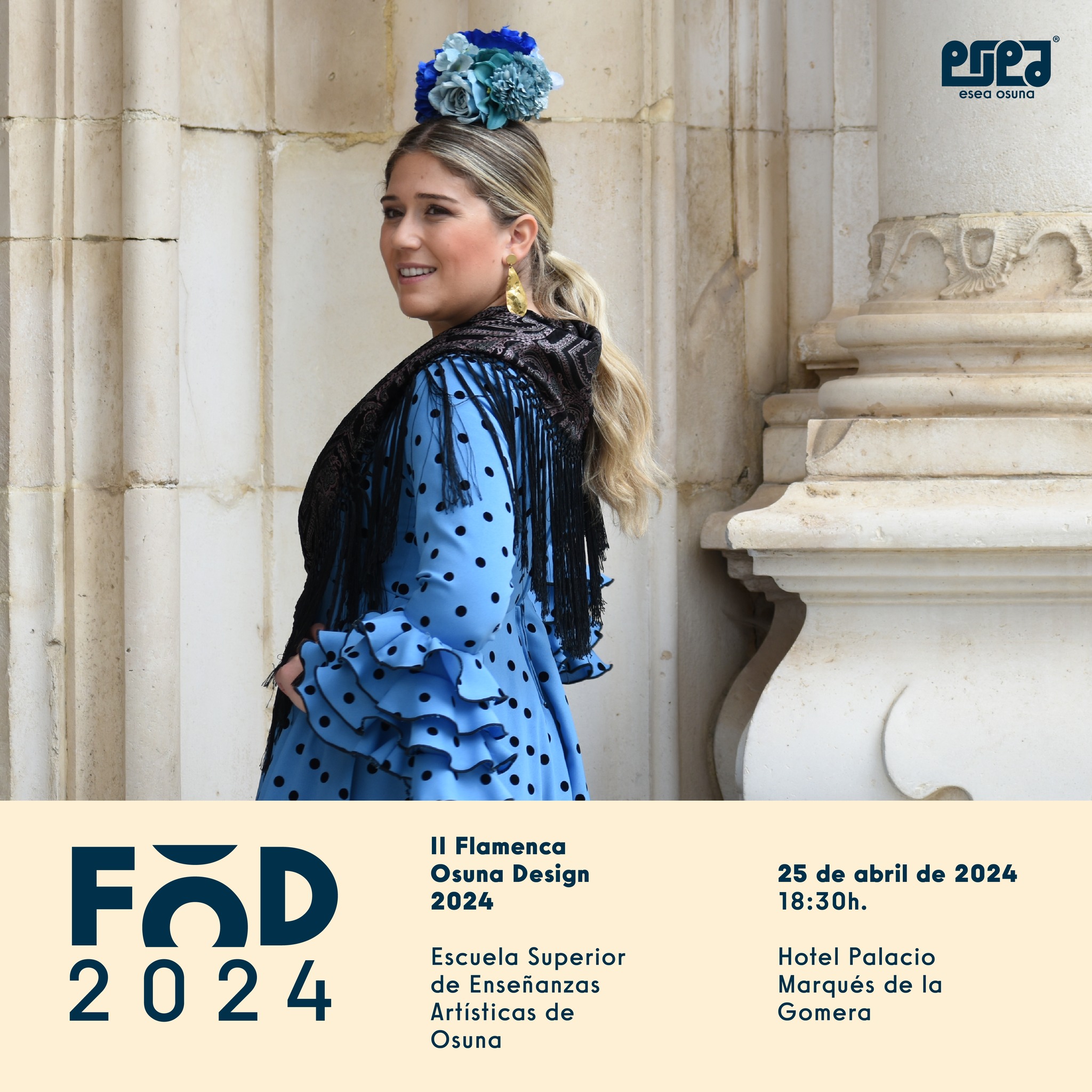NOTA DE PRENSA | ESEA anuncia la segunda edición de pasarela Flamenca Osuna Design_24 protagonizada por jóvenes talentos del diseño de moda